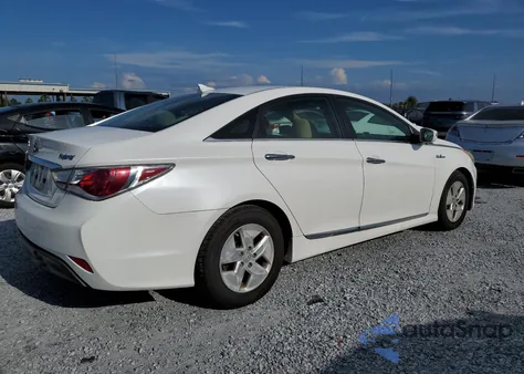 2012 Hyundai Sonata Hybrid z USA, uszkodzony, nr VIN KMHEC4A46CA063183